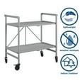 COSCO Outdoor Living(tm) Outdoor and Indoor Folding Serving Cart with