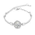 thumbnail image 1 of Pulsera de trébol de cuatro hojas con sonido de agitación, pulsera de cristal coreana, joyería para damas, reloj de regalo, 1 of 6