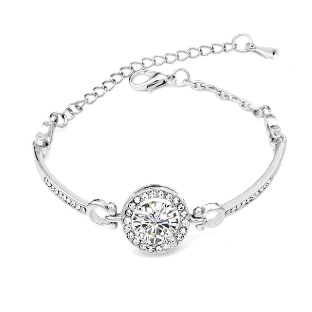 Pulsera de trébol de cuatro hojas con sonido de agitación, pulsera de cristal coreana, joyería para damas, reloj de regalo