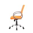 thumbnail image 2 of Boss Office Products Mesh Back with Pewter Task Chair in Orange, 2 of 5