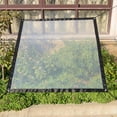 thumbnail image 1 of Lona transparente impermeable de 1 m x 1 m, resistente al polvo para acampar, pescar y hacer jardinería, lámina transparente con ojales, 1 of 5
