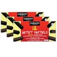 thumbnail image 2 of Artist Square Chalk Pastels, Charcoal, 12 Per Pack, 3 Packs, 2 of 2