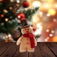 thumbnail image 6 of Mxiqqpltky Cute Christmas Gingerbread Man Pillow Creative Biscuit Man Plush Soft Throw Pillows Sofa Cushion Christmas Party Decor, 6 of 7