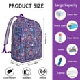 thumbnail image 5 of Paisley Pattern Backpack for School,Cute School Bag,Schoolbag with Adjustable Shoulder Straps & Padded Back,15.7"x11.8"x5.5", 5 of 5
