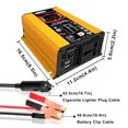 thumbnail image 4 of Inversor De Corriente Para Coche 12V A Dual USB Amarillo Sunnimix Convertidor inversor 3000W, 4 of 7