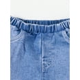 thumbnail image 6 of PureChapter Girls Casual Jeans Ruffled Hem Bell-Bottom Girls Jeans,Light Blue, 6 of 8