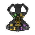 thumbnail image 4 of Picia Mardi Gras1 No-Pull Dog Harness Reflective Front Clip Vest with Handle,Step-in Air Dog Harness,Adjustable 2 Metal Rings 4 Buckles,Easy to Put on & Take Off Large, 4 of 9