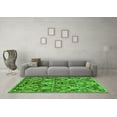 thumbnail image 3 of Ahgly Company Indoor Rectangle Abstract Green Modern Area Rugs, 7' x 10', 3 of 4