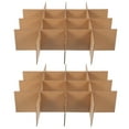 thumbnail image 3 of 2 Sets Cardboard Box Dividers Cardboard Packing Box Dividers Glass Dish Cardboard Dividers, 3 of 6