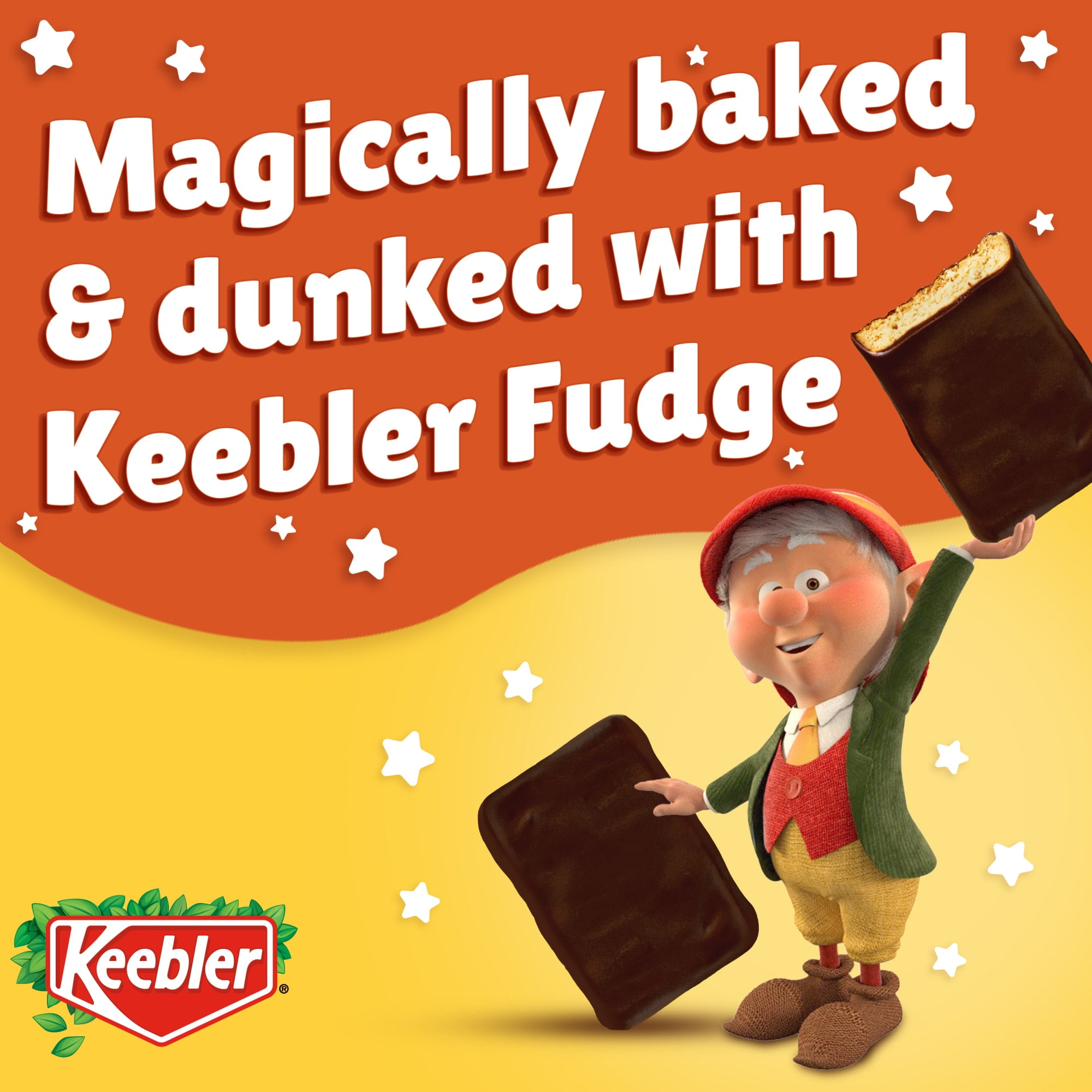 Keebler Fudge Grahams, Fudge Covered Graham Crackers, 12.5 oz