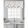 thumbnail image 4 of Dragonfly Valances for Windows Watercolor Colorful Wings Flying Rod Pocket Curtains Valance Short Window Treatment Drapes for Living Room, Bedroom Bathroom 60"&nbsp;W x 18" L, 4 of 5