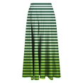 thumbnail image 4 of ameIAEA Women A-Line High Waist Midi Skirt Color Block Ruffle Flowy Skirts 2024 Fall Trendy Skirt, 4 of 6