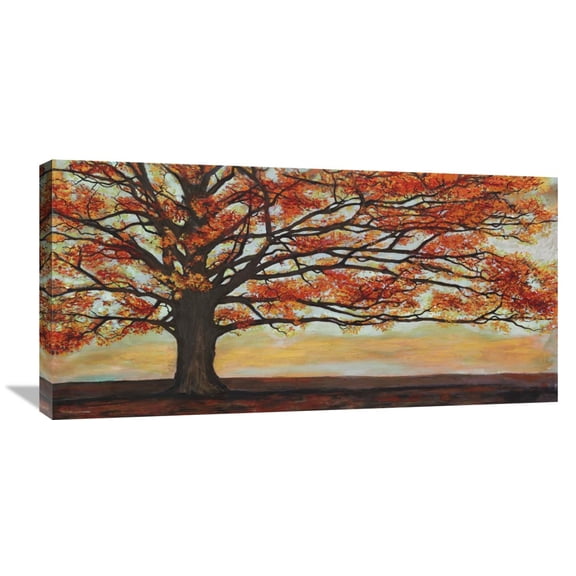 Global Gallery Jan Eelder 'Red Oak' Canvas Wall Art