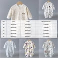 thumbnail image 4 of KPOPLK Baby Boys Clothes Boys Pajamas Baby One-Piece Footless Rompers Pajamas Cotton Pjs for Sleep Play Boys 0 3 6 9 12 18 24 Months Size 6-9 Months, 4 of 5
