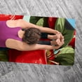 thumbnail image 5 of Fruit Gym Towel with Storage Bag, 72.8"x26.8", Suitable for Yoga, Pilates, Fitness, Hot Yoga Towel, Yoga Mat Towel, Yoga Blankets, 5 of 6
