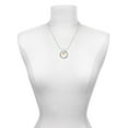 thumbnail image 3 of Delight Jewelry Goldtone Crystal Heart Joy Ring Charm Necklace, 18", 3 of 4