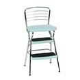 thumbnail image 1 of CoscoProducts Chaise et Marchepied, Acier Allié, Turquoise, Lot de 1, 1 of 5