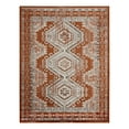 thumbnail image 2 of Unique Loom Charlotte Collection Area Rug - Quail (7' 10" x 10' Rectangle Terracotta/Light Blue), 2 of 6