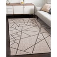 thumbnail image 4 of ECARPET Indoor Outdoor Area Rug for Patio, Deck, Living Room Sisal Abstract Collection, 4 of 9
