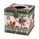thumbnail image 3 of Caja de Pañuelos Navideña, Dispensador de Pañuelos, Soporte de Pañuelos Ligero Retro, Caja de Almacenamiento de Servilletas para Sala de Estar, Navida Pájaro rojo, 3 of 8