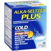Alka-Seltzer: Cold Formula Orange Zest Alka-Seltzer Plus, 20 ct