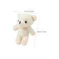 thumbnail image 4 of 15 Uds. Oso de dibujos animados, muñeco de osos pequeños, muñeco de peluche, llavero de osos de peluche suave, decoración colgante, 4 of 5