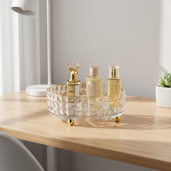 HEROOY Organizer Kitchen Storage Turntable For Cabinet Cosmetics Pantry Refrigerator Countertop Spinning Organizer For Spices Condiments Baking M