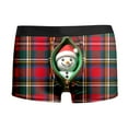 thumbnail image 4 of Funny Boxers for Men Funny Novelty Holiday Boxers Briefs Snowman Reindeer Graphic Holiday Shorts Men Lingerie, B11 Hot Pink, Size XXXXXL, 4 of 5