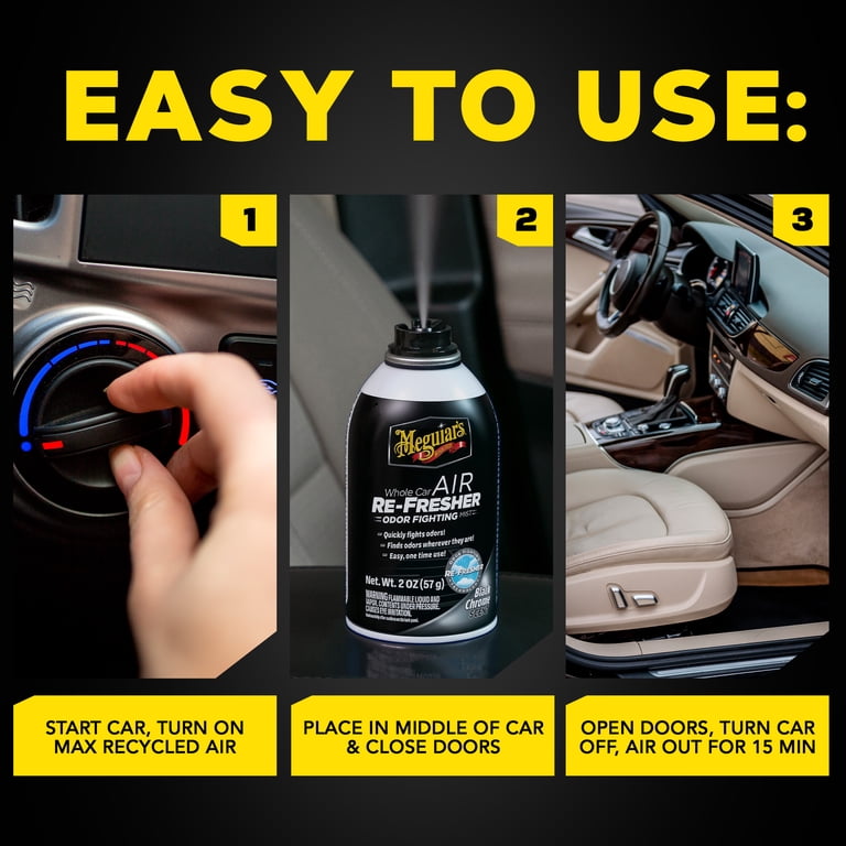 Meguiar's Whole Car Air Re-Fresher, Black Chrome, 2 oz photo 6