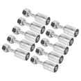 thumbnail image 4 of 10 piezas de conexión de manguera de aire acondicionado R134 con manguito de 3/8 pulg., 180 grados, para automóviles, camiones y vehículos de ingeniería., 4 of 14