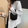 thumbnail image 3 of Bolso Mano Plisado para Mujer Muñeca Acolchado Al Aire Libre Gran Capacidad Suave, 3 of 9