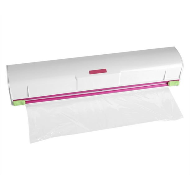 Cling Film Wrap Storage Holder Box Stainless Steel Preservative Film