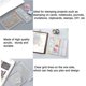 thumbnail image 4 of 6 Piece Stamp Blocks Acrylic Clear Stamp Block Tool With Grid Lines For Scrapbook Crafts, 4 of 5