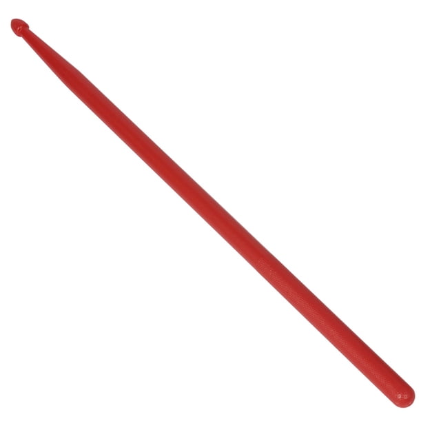 Bâton de Tambour en Nylon avec Forte Élasticité Compatible Poignées d'Instruments de Musique Incassables en Forme de Goutte pour Enfants Adultes Rouge