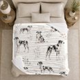 thumbnail image 5 of Great Dane Dog Autumn Leaves Pattern, Peaceful Pet Portrait Pattern, Warm Flannel Blanket for Living Room and Bedroom, Dog Lovers Thanksgiving Gift, Pet Lover Home Decor, 5 of 9