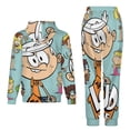 thumbnail image 2 of The Loud House Sweatshirt & Sweatpants Tracksuit Sets Printed Casual Pullover Hoodie & Pants Set XL, 2 of 9
