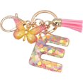 thumbnail image 1 of Letter Keychain,26 Letters A-Z Decorative Letter Keychain,Name Keychain for Women Girls Men Teenager Gift, 1 of 2