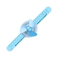 thumbnail image 1 of Cartoon Student Kids Watch Shaped Rechargeable 3 Speed Ruler Travel Cooling Fan, 1 of 10