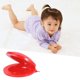thumbnail image 4 of Juguete de plástico para instrumentos musicales, castañuelas para dedos, juguete de percusión de educación temprana para bebés y niños (rojo), 4 of 7