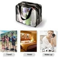thumbnail image 6 of Large Capacity Clear Travel Toiletry Cosmetic Bag Multifunctional Makeup Bags Transparent PVC Storage Organizer, 6 of 19