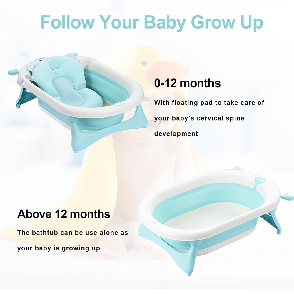I loved all the functions of this bathtub. As your baby grows, so