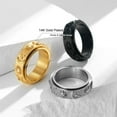 thumbnail image 7 of 14K Gold Plated Anti Anxiety Ring for Women Men Sun Star Moon Stainless Steel Fidget Ring Gold Spinner Ring Band with Black Box Packed, 7 of 7