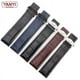 thumbnail image 4 of Pulsera de cuero genuino de 19 mm, 20 mm y 22 mm para relojes Tag Heuer, accesorios para relojes de pulsera para hombres, correa de cuero con hebilla plegable, negro, rojo y negro, 4 of 4