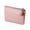 Pink, variant on SUNYCUTER Leather Coin Purse Pouch Change Purse With Zipper For Men Women
