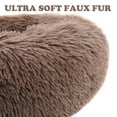 thumbnail image 7 of Donut Plush Pet Bed for Dogs & Cats Soft Warm Calming Bed Round Cuddler, 7 of 7