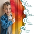 thumbnail image 3 of Blackout Kids Curtains,Colorful Ink Pattern Childrens Insulated Curtains Set Of 2,Bedroom Essentials,Toddler Room Decor 42"x54", 3 of 5