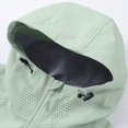 thumbnail image 3 of Kezqiaxn Mens Rain Jackets Waterproof with Hood Outdoor Long Sleeve Work Zip Up Pockets Jacket Plus Size Fashion, 3 of 8