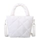 thumbnail image 1 of Bolsa cruzado de moda para mujer, de mano con rombos de hilo bordado (blanco) Ndcxsfigh Para Estrenar, 1 of 8