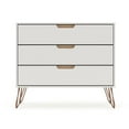 thumbnail image 1 of Manhattan Comfort 103GMC8 Rockefeller Mid-Century-Modern Dresser with 3- Drawers in Off White, 28.86 x 35.24 x 17.52 in., 1 of 11