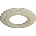 thumbnail image 3 of Ekena Millwork 9"OD x 4 1/2"ID x 1/2"P Claremont Ceiling Medallion (Fits Canopies up to 5 5/8"), Hand-Painted Clear Yellow, 3 of 7